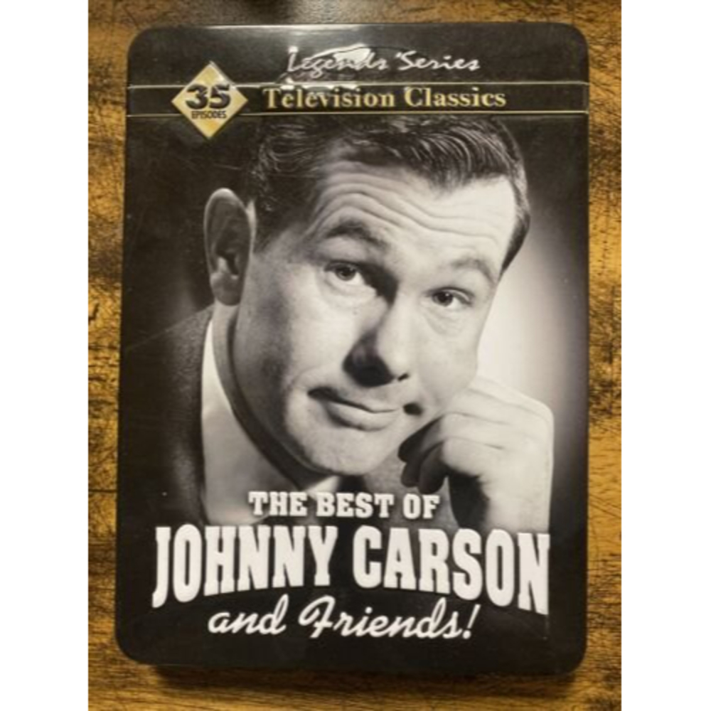 The Best of Johnny Carson (DVD, 2010, 4-Disc Set, Tin Case) 35 episodes Legends‎